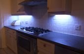 Hoe te passen LED verlichting van de keuken met effect vervagen