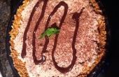 Gluten vrije chocolade-Orange room Pretzel taart