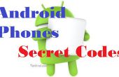 Android telefoons geheime Codes