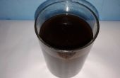 Peper van zwarte koffie