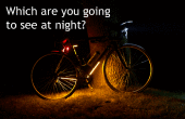 Waterdichte nachtelijke running ledverlichting voor uw fiets. 