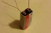 9 volt batterij bedrading voor het testen van een condensator fan