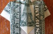 Dollar Bill Origami-overhemd en stropdas
