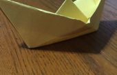 Hoe maak je een zwevende papier boot