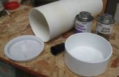 PVC Wren huis materialen en hulpmiddelen die nodig zijn