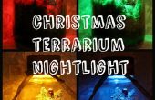 Kerst terrarium nighlight