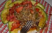 Gemakkelijk Korean gekiemde Mung bonen en komkommer salade (Vegan en Raw)