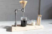 Zelfgemaakte moderne DIY Pipe-koffiezetapparaat