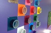 Duct Tape Display Wall