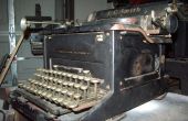Herstel van een typemachine 1937