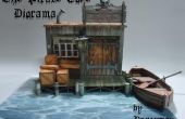 De Pirate Cove Diorama papieren Model