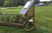 Externe Solar Garden gieter systeem