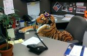 Kast Tiger op het werk
