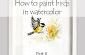 Hoe te schilderen van vogels in aquarel. Deel II