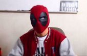 Semi-rigide Deadpool masker - granen vak & T-Shirt