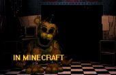 Hoe te bouwen van Golden Freddy's hoofd/The Death voor paarse Guy in Minecraft