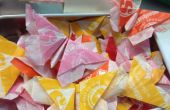 Gerecycled snoep Wrapper Origami vlinders