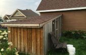 Aangebouwd kippenhok - Build schuine dak Backyard Kip Coop