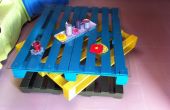 Woonkamer tabel van houten Pallets