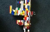 Volledige grootte Lego geweer met Mini werken kruisboog