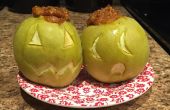 Pompoen taart gevuld Apple Jack O Lanterns