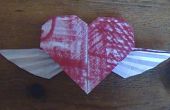 Origami gevleugeld hart