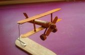 Eenvoudige houten vliegtuig