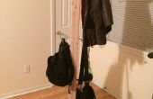 DIY Coat Rack onder $30