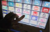 Maken van TV's en DVD's toegankelijk - groot touchscreen controller