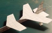 Hoe maak je het sterrenschip papieren vliegtuigje
