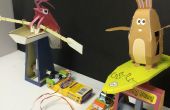 Papercraft automaten Race spel littleBits Circuit