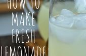 Hoe maak je verse limonade