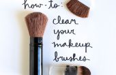 Hoe schoon uw make-up borstels