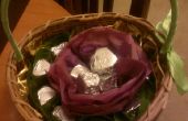 Mijn paarse Valentijn (dessert mand)