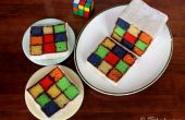 Rubik's Battenburg taart