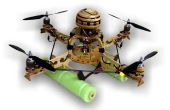 Houten afstandsbediening Quadrocopter Build