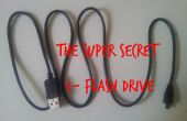 Geheime USB Flash Drive in een USB-kabel