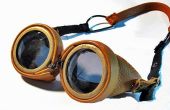 Lederen Steampunk Goggles
