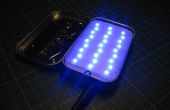 Blauwe LED Light Box in een Tin Altoids(-like)