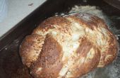 Awesome knoflook, ui, Parmezaanse gevlochten brood