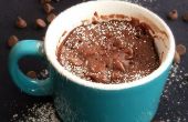 1 minuut Eggless chocolade Mug Cake