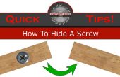 Gemiddelde Joes snelle Tips - hoe te verbergen een schroef