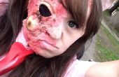Eenvoudig Zombie/verbrand huid make-up