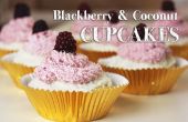 How to make Blackberry en kokos CUPCAKES