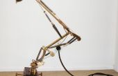 Steampunk drijvende Arm bureaulamp