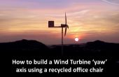 Wind turbine mount met behulp van de stoel van het Bureau van de oude