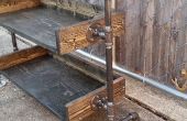Sanitair Pipe/hout plank. (VIDEO) 