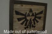 Zelda Theme houten muur kunst