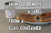 Eenvoudige manier om etiketten van glas