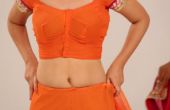 Hoe te draperen een Saree perfect in 2 minuten om te kijken slank & hoog - Butterfly stijl van het dragen van Sari